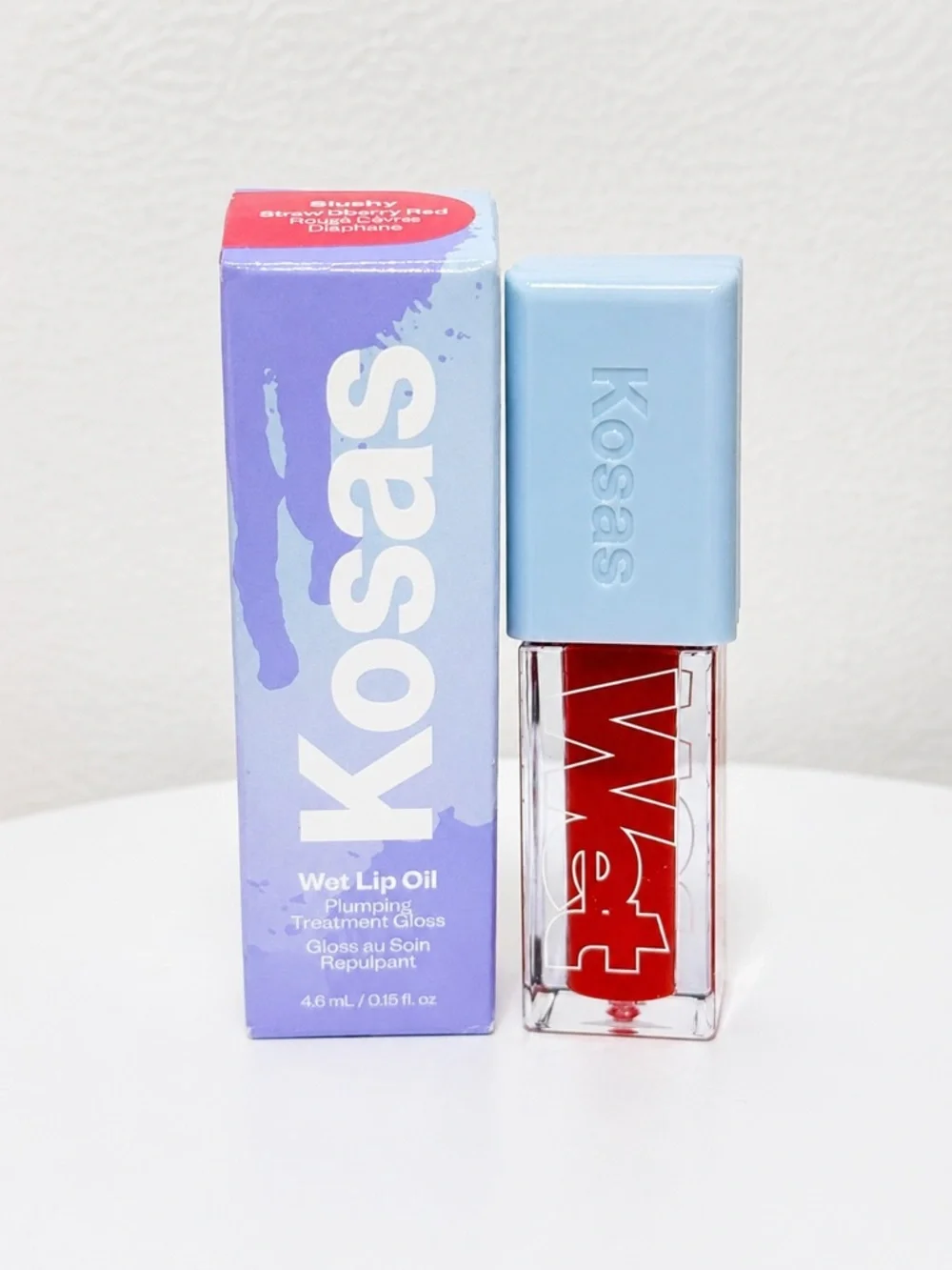 Kosas Wet Lip Oil Gloss ( Slushy Sheer Cherry Red )